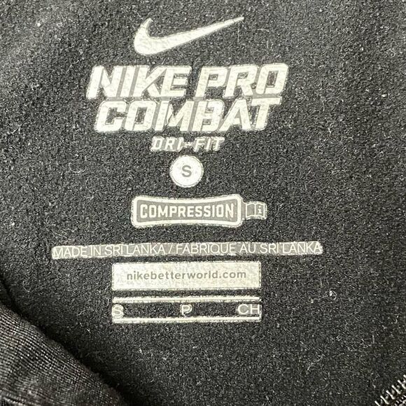 Nike Pro Combat Dri-Fit 3/4 Pull On Compression Top - Picture 3 of 4